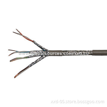 High Speed Gigabit Ethernet 600MHz SFTP Cat7 LAN Cable with Aluminum Foil and BraidNew